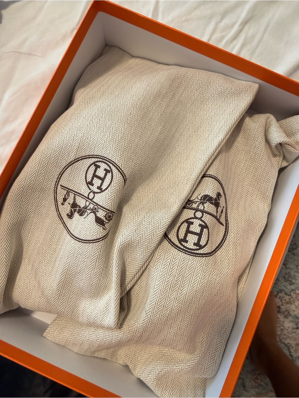 Hermes Oran Sandals BRAND NEW Camel size 9.5 - Picture 5 of 5